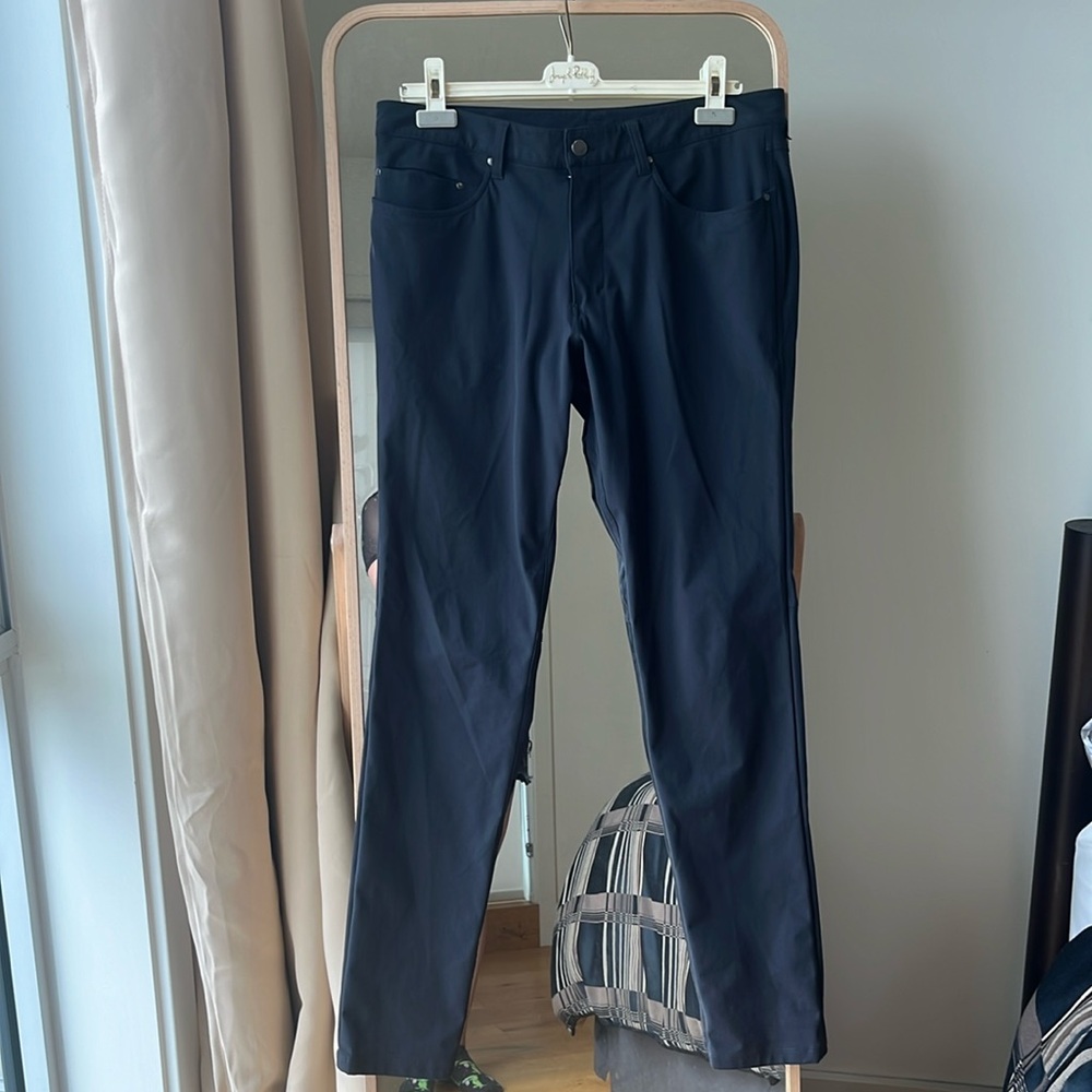 Men's Navy Stretch Performance Pants